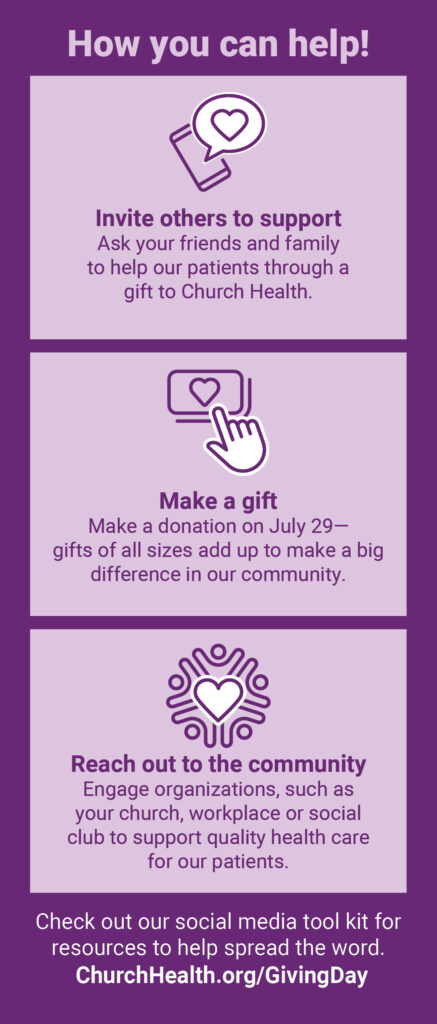 Giving Day - Social Tool Kit at Church Health Memphis
