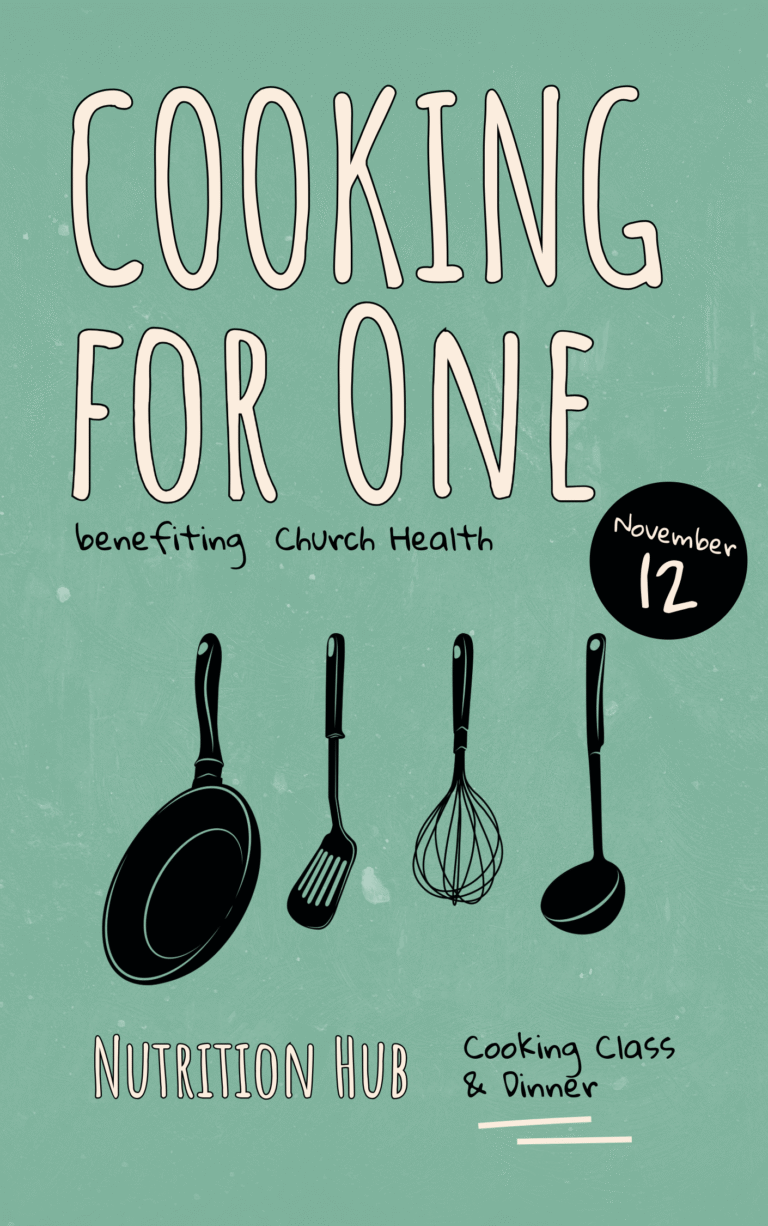 Cooking for One at Church Health Memphis