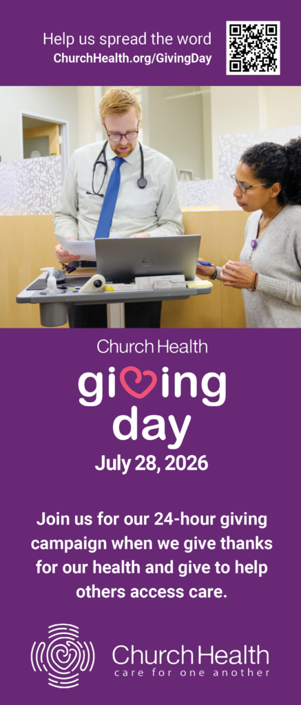 Giving Day - Social Tool Kit at Church Health Memphis