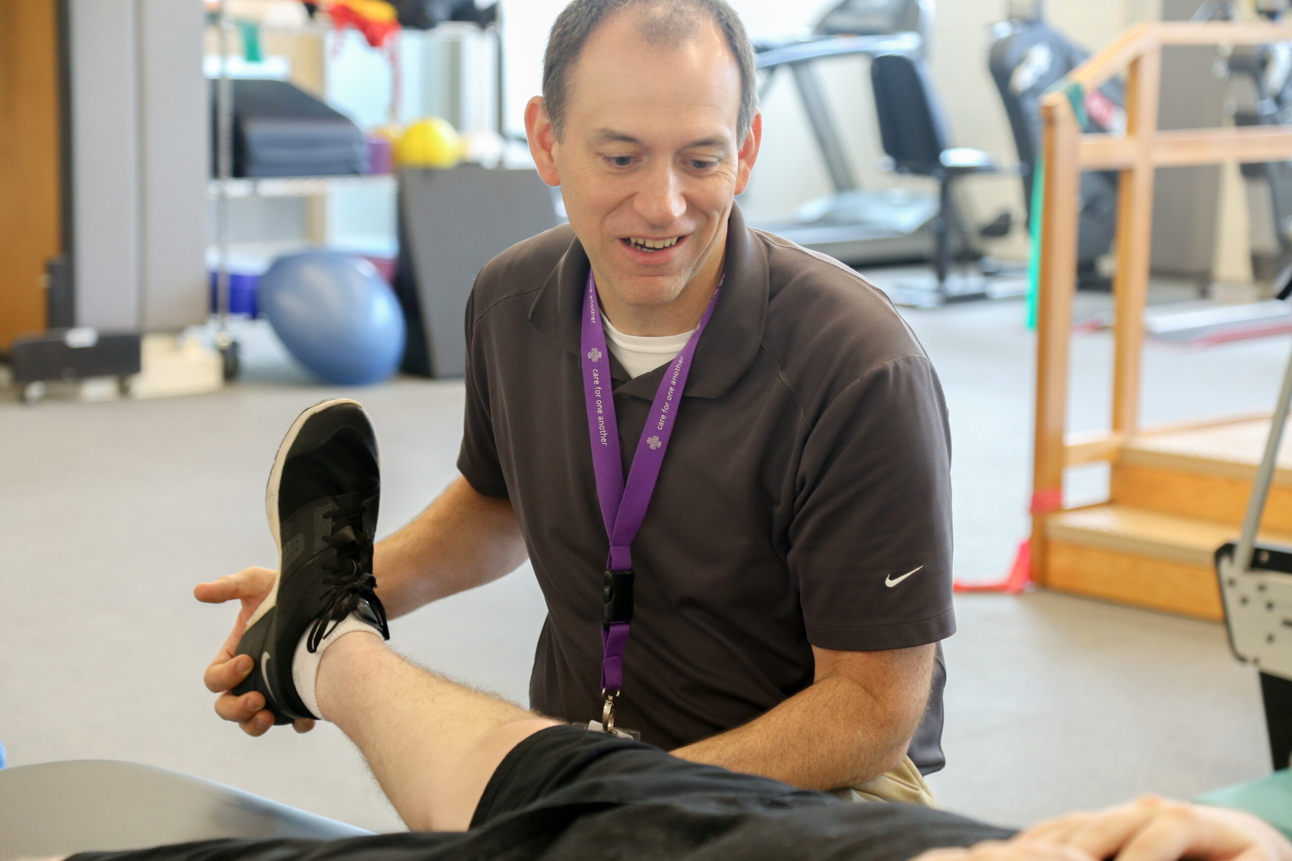 Kevin + Austin (only see patient leg)