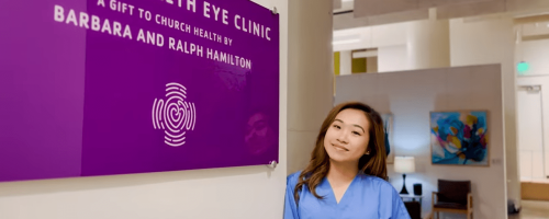 Escuche al Dr. McKnight hablar sobre nuestros esfuerzos para expandir nuestra clínica oftalmológica 0-11.
